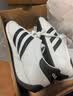 阿迪达斯（adidas）T头鞋男鞋春季复古休闲鞋时尚轻便减震运动鞋 白/一号黑/白 43 实拍图