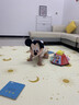 巧乐熊（Qiaolexiong）爬爬垫婴儿XPE爬行垫宝宝围栏折叠垫加厚儿童早教地垫无毒无甲醛 【XPE折叠垫】童年跳飞机+牧民小屋 180*200*2CM-升级加厚款 实拍图