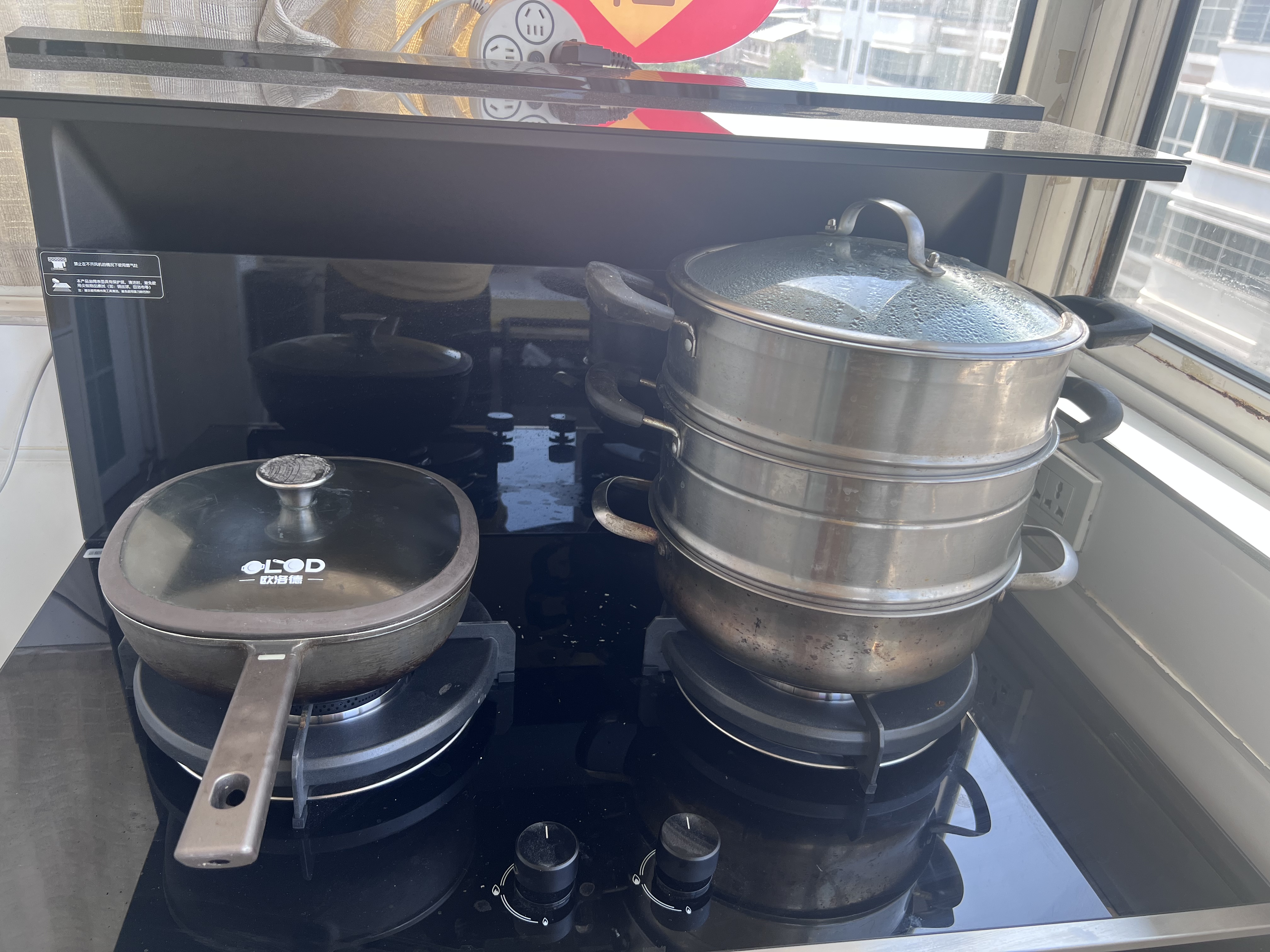 火星人ET28BX静音易清洁集成灶114L容量消毒柜家用餐具婴儿奶瓶烘干消毒一体燃气灶22风量油烟机天然气右 实拍图