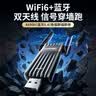 COMFAST WiFi6免驱USB无线网卡蓝牙5.4二合一外置高增益双天线 台式机笔记本电脑WiFi接收发射器 CF-943F 实拍图