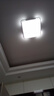 惠普精工卧室吸顶灯led现代简约餐厅书房灯具方40*40cm遥控三色 实拍图