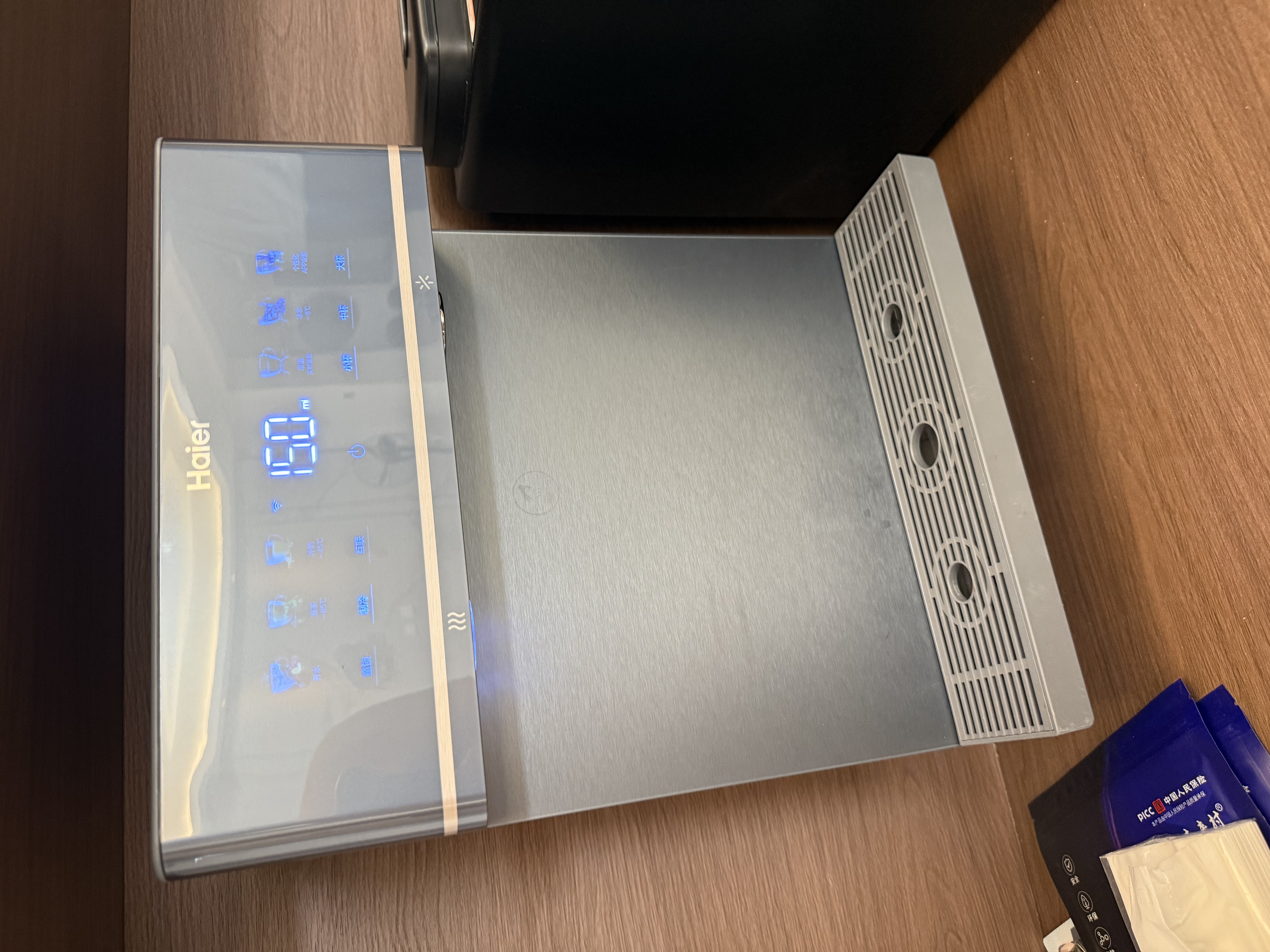 海尔（Haier）鲜活水管线机无水箱家用直饮机100℃真沸腾0硅胶抑菌管路壁挂饮水机冷热款HGDZ2575-U1 实拍图