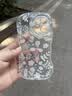 江铭适用苹果16手机壳iphone16保护套镜头全包防摔透明小清新保护壳高级感小众网红款TPU软壳带手链条 实拍图