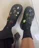 卡骆驰（CROCS）檀健次同款经典泡芙洞洞鞋百舒适男沙滩鞋女鞋休闲鞋|207521 黑色-001(含智必星) 41 (260mm) 42 实拍图