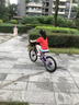 凤凰官方旗舰店儿童自行车男女变速青少年学生山地车碟刹赛车 星际 粉紫【单速】辐条轮 20寸【适合125-160cm】 实拍图