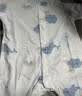 舒贝怡2件装婴儿衣服夏季薄款新生儿连体衣短袖哈衣儿童爬服蓝色80CM 实拍图