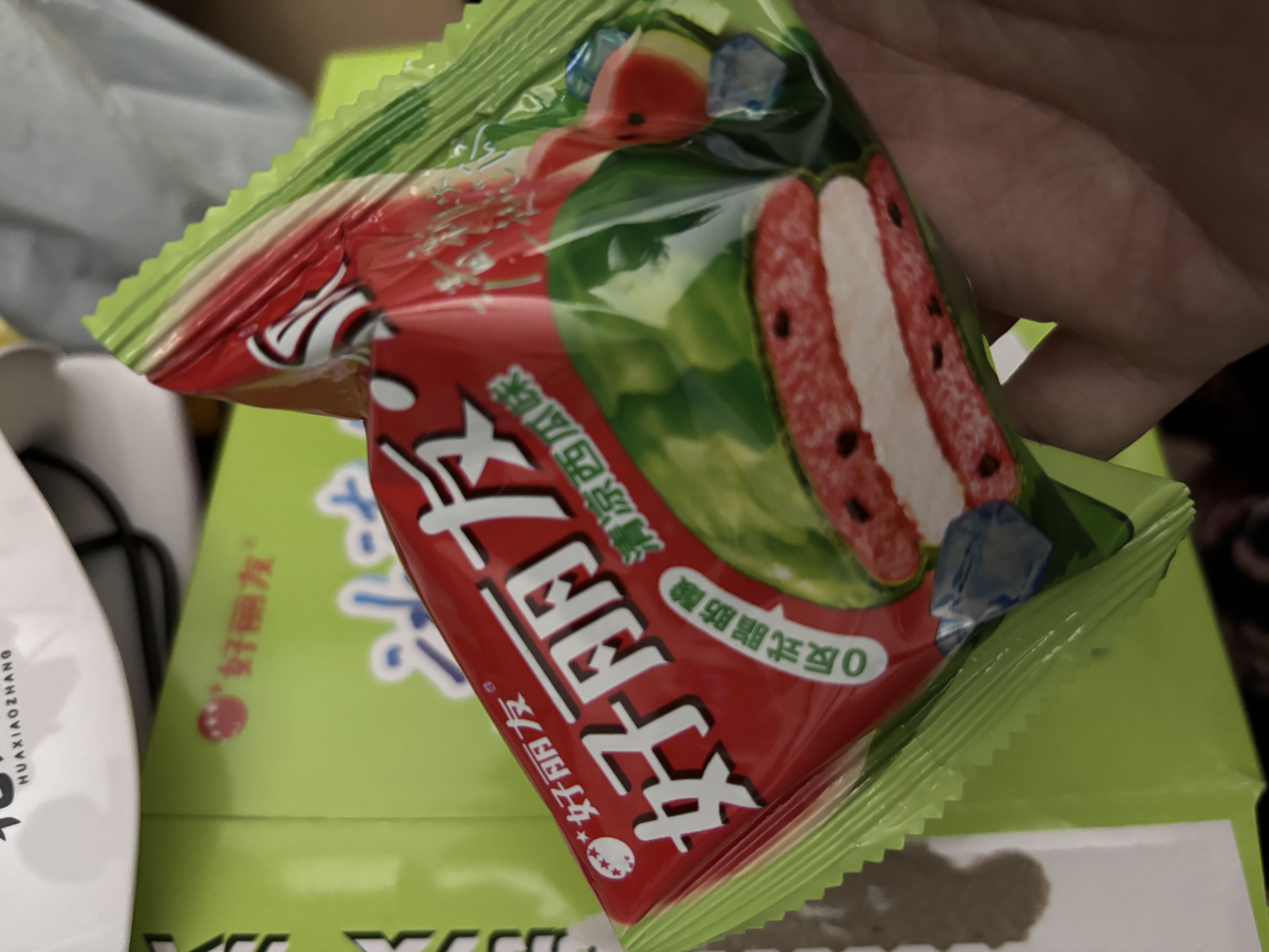 好丽友（ORION）好丽友派西瓜味12枚408g/盒 糕点营养早餐下午茶休闲零食夏季限定 实拍图