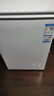 海尔（Haier）100L单温小冰箱冰柜小型家用小冰柜冷柜冷冻冷藏转换一级能效深冷减霜大容量BC/BD-100GHW9D 实拍图