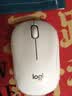罗技（Logitech）M221 轻音鼠标 无线鼠标 办公鼠标 对称鼠标 带无线微型接收器 米白色 实拍图