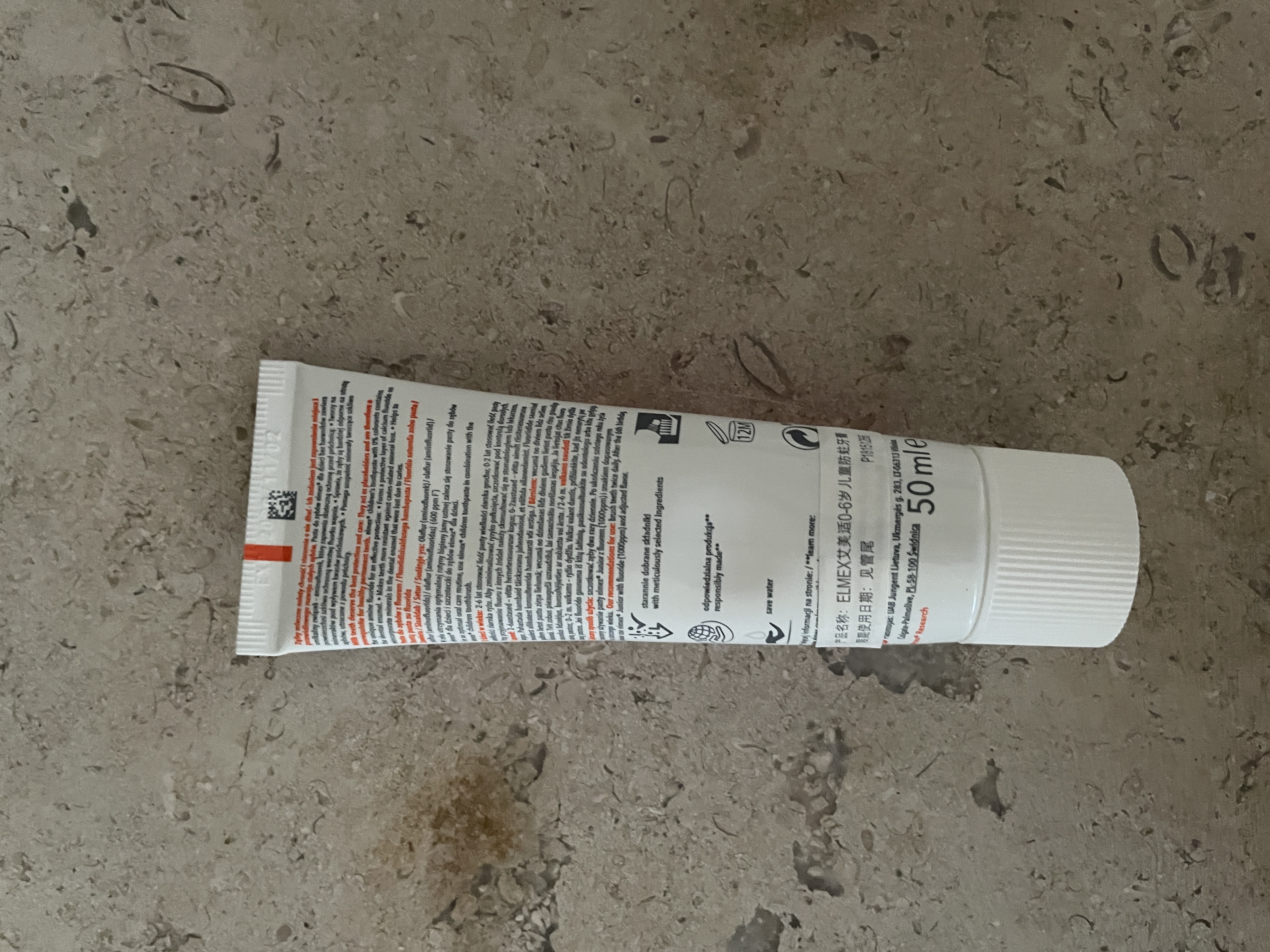 ELMEX艾美适含氟儿童牙膏0-3-6岁婴幼儿含氟防蛀固齿护龈50ml*2 实拍图