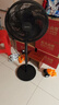 美的（Midea）【超级单品】七叶轻音立式电风扇家用柔风落地扇台式桌面小型风扇大风量节能摇头宿舍电扇 SAF30AB 实拍图