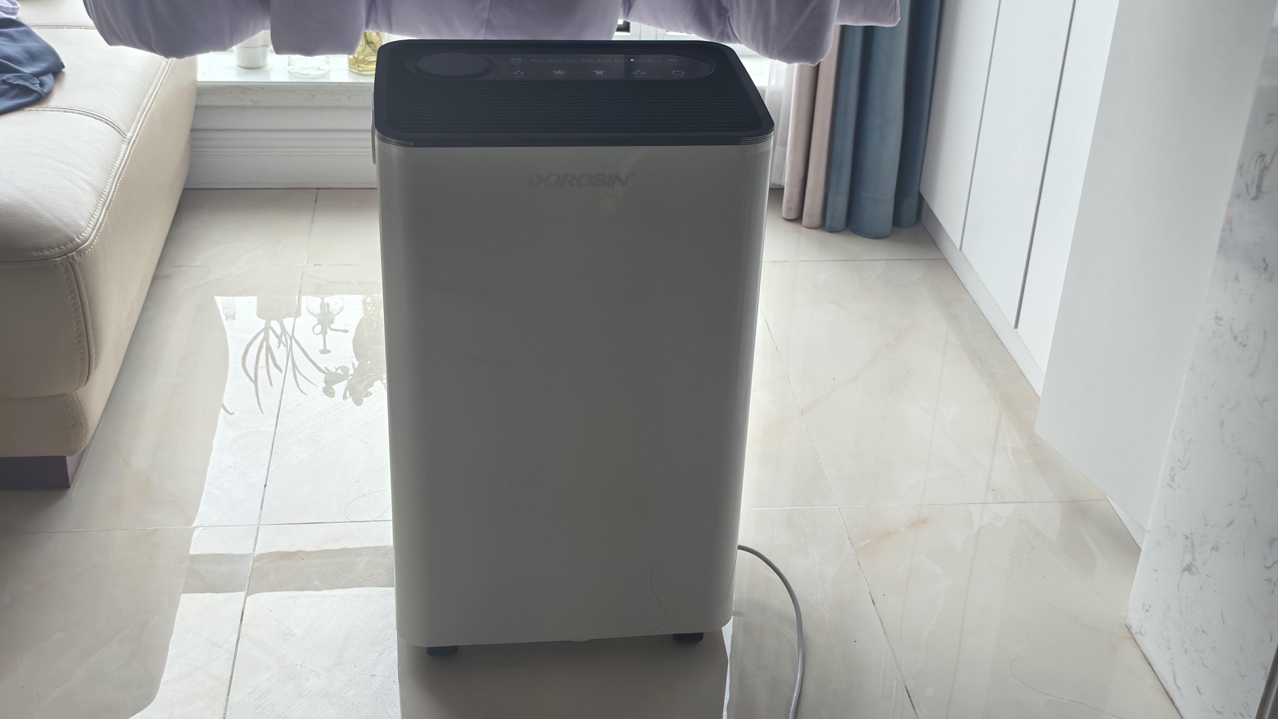 多乐信（DOROSIN）除湿机/抽湿机  除湿量60升/天 120㎡智能家用别墅复式商业办公室吸湿 APP智控 ER-60D 实拍图
