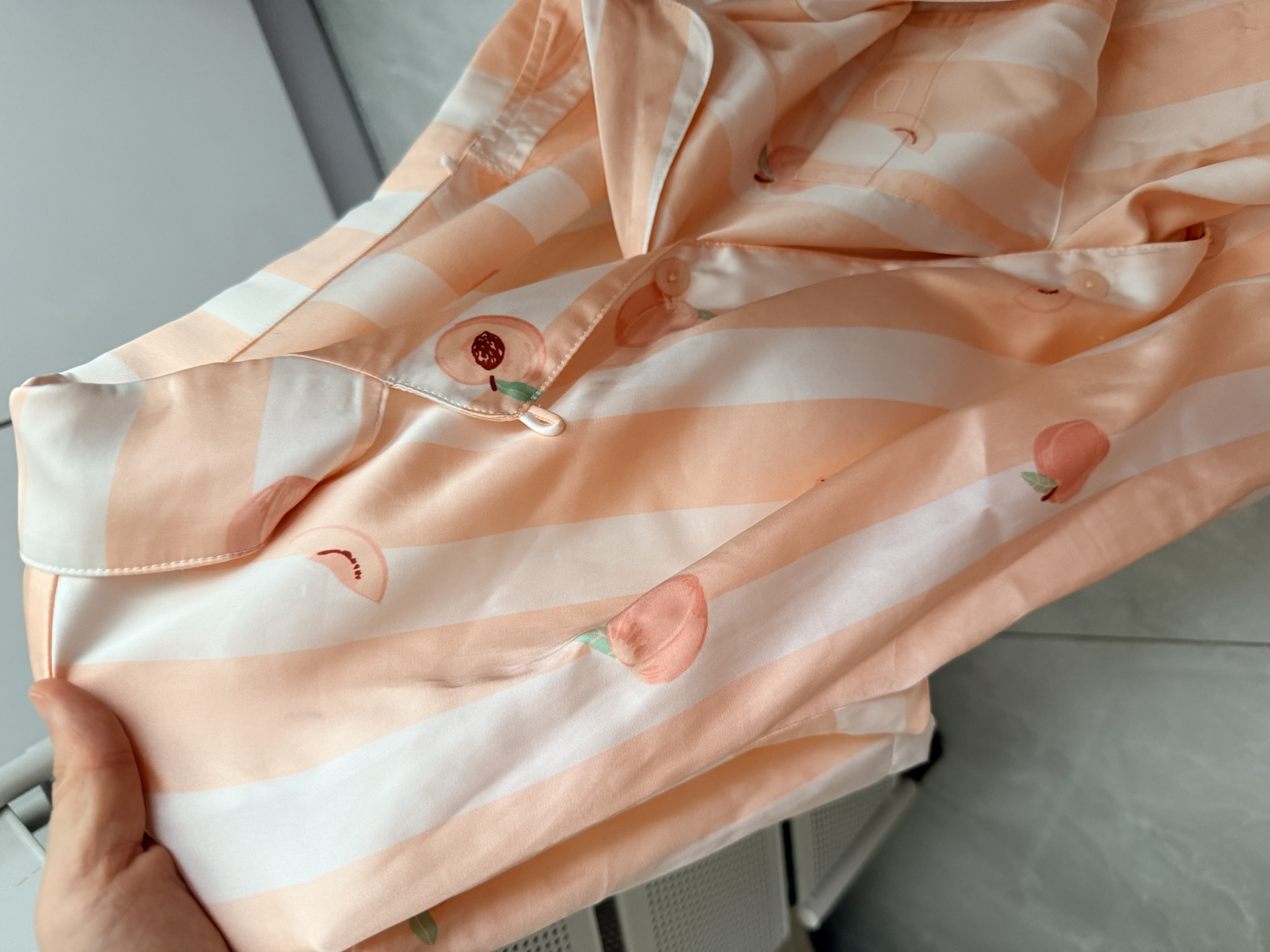 蕉内515H好好吃睡衣女夏冰丝凉感短袖情侣可外穿家居服七夕情人节礼物 实拍图
