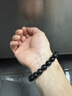石玥珠宝精品10mm彩虹眼黑曜石手串本命年转运珠水晶手链男女士款礼物 实拍图