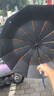 暖心话全自动雨伞折叠大号男女双人晴雨两用防紫外黑胶防晒遮阳伞太阳伞 72骨升级款大伞-卓越蓝 实拍图