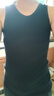 浪莎粗螺纹背心男2026新款纯棉修身夏季薄款跨栏高端休闲运动紧身健身 ·【1灰1黑】· 纯棉粗螺纹 XL /175：修身版型建议选大一码 实拍图