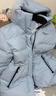 波司登（BOSIDENG）冬季羽绒服冰雪运动系列短款防风连帽加厚学生面包服外套 雪影蓝5A29-谷爱凌同款色 【店长推荐】 XL 175/96A 体重约130-140斤 实拍图