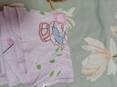 巴布豆女童睡裙夏短袖薄款儿童睡衣女孩棉公主宝宝母女亲子大童 D款 5005 紫色 150 参考身高145-155 实拍图