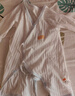 贝瑞加（Babyprints）宝宝连体衣2件装婴儿四季内衣纯棉爬服薄款哈衣柔软家居睡衣 粉66 实拍图