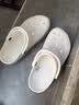 卡骆驰（CROCS）贝雅卡骆班洞洞鞋|205089 白/深蓝-126   39 (240mm)   实拍图