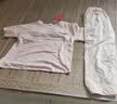 浪莎【100%棉】女士睡衣女秋季舒适简约格子短袖长裤家居服套装可外穿 实拍图