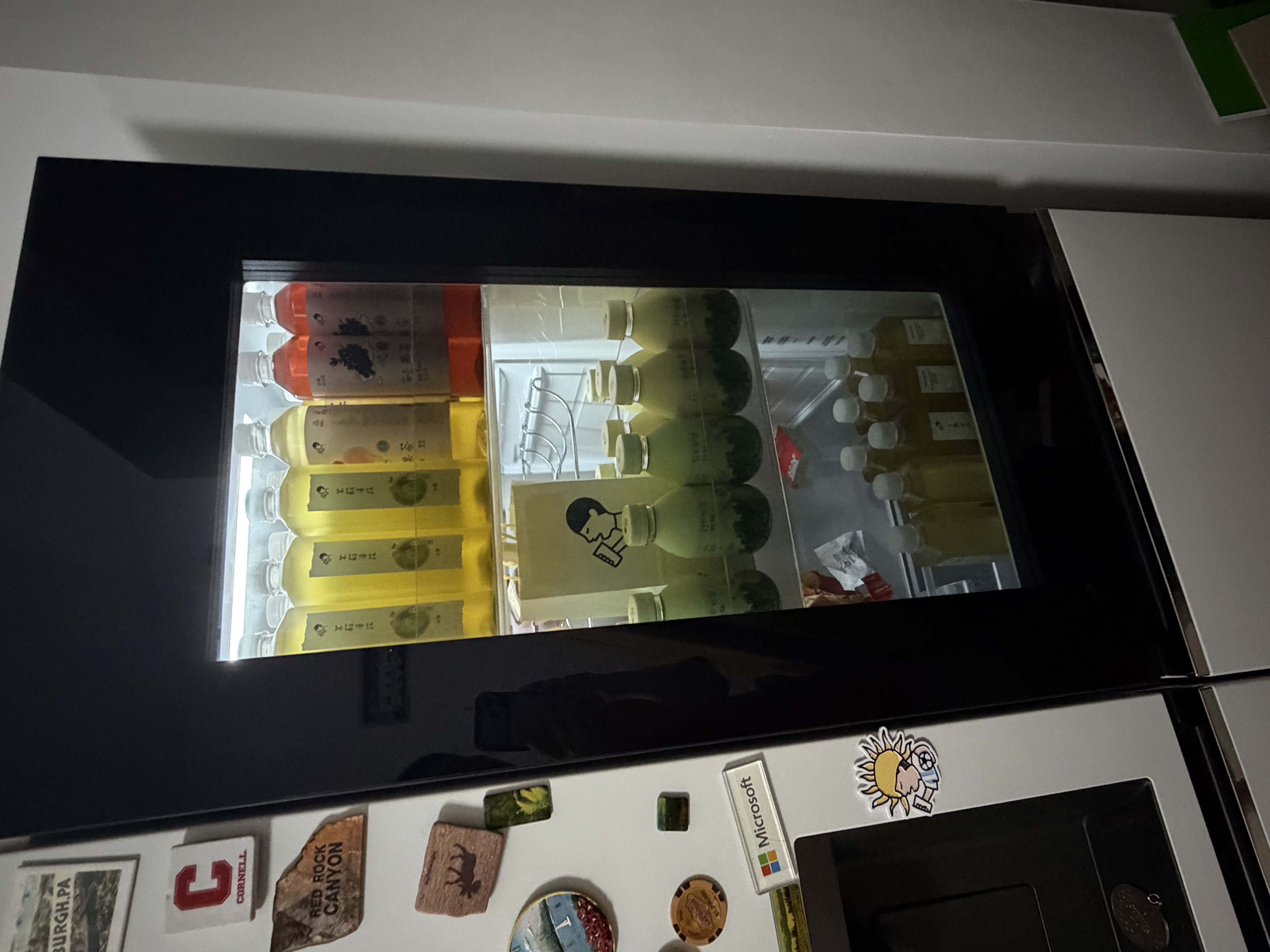 LG敲一敲635L对开门冰箱 全自动制冰机 全景透视窗 抗菌净化 超大容量 家用双开门电冰箱S653MWW87D 实拍图