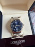 浪琴（LONGINES）瑞士手表 康卡斯潜水系列 男士钢带机械表L37824966 实拍图