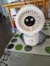 名创优品（MINISO）桌面风扇小风扇2026新款充插两用超静音空气循环扇小型台式长续航3c认证usb学生宿舍办公室冷风扇 实拍图