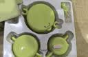 babycare儿童餐具辅食碗注水保温碗不锈钢叉勺宝宝吃饭喝水周岁礼盒绿饭盒 实拍图