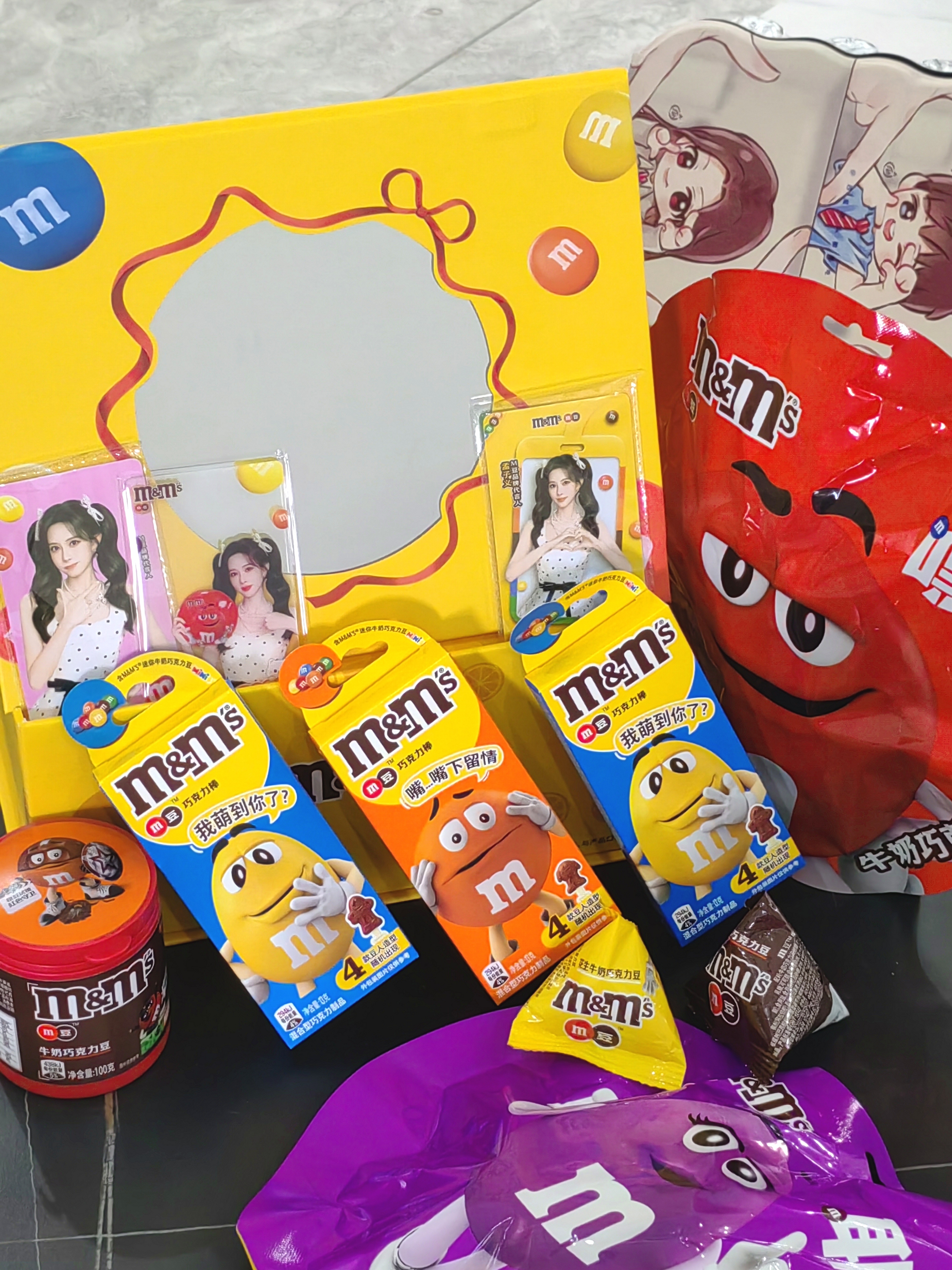 M&M'S 孟子义xM&M'S“豆”趣礼盒355g M豆 休闲儿童零食 糖果 送礼物 实拍图