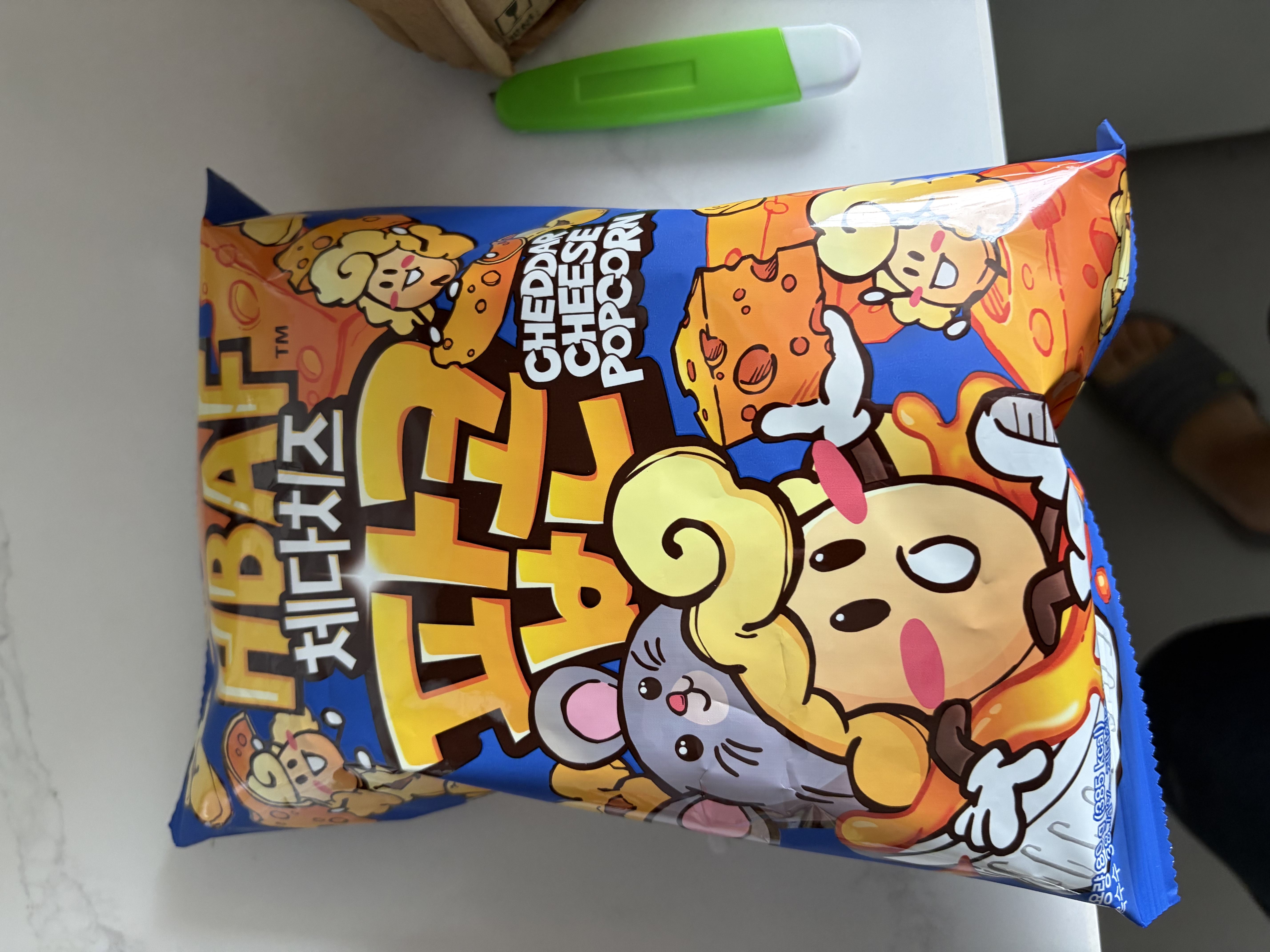 芭蜂切达奶酪味爆米花80g 韩国进口非油炸膨化零食电影院即食送礼 实拍图