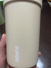 苏泊尔（SUPOR）双层陶瓷覆层内胆吸管保温便携水咖啡杯子450mL羊皮纸色KC45KR10 实拍图