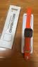 BHO【运动硅胶】适用苹果手表表带apple iwatch s12/s11表带s10/9/8/7运动硅胶SE3/2/Ultra3/4男女款 【氟橡胶】橙色-银钉 【44/45/46/49mm表盘通用】 实拍图