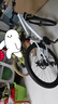 京东京造 XC350山地自行车铝合金禧玛诺21速油压碟刹成年人学生17寸时空银 实拍图