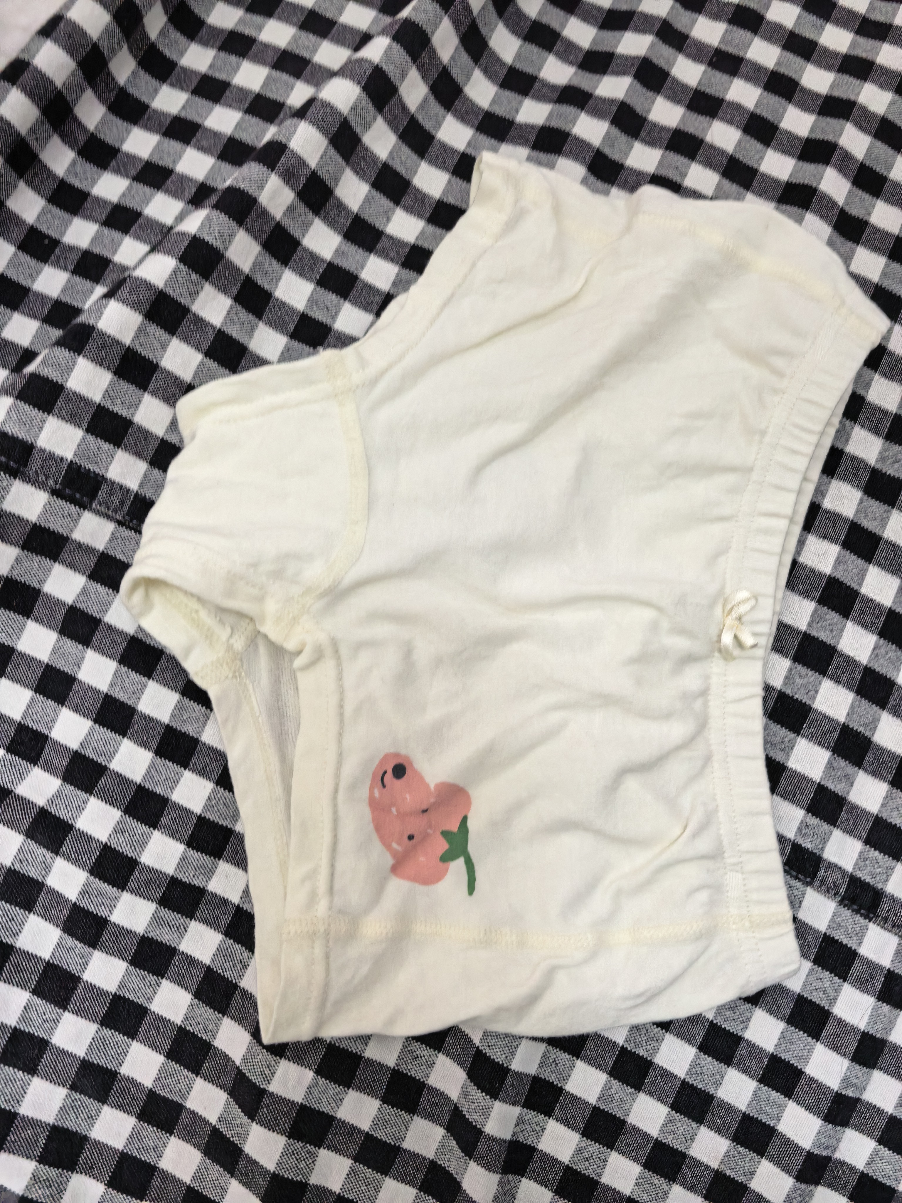 迷你巴拉（minibala）女童内裤宝宝纯棉A类抗菌平底安全裤四角裤【3条装】 实拍图