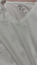 森马（Semir）短袖t恤女凉感抗菌正肩修身2026夏显瘦V领白色打底衫109326100002 实拍图