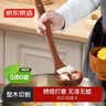 京东京造 汤勺 勺子木勺进口乌檀木厨房【无漆无蜡】加长加厚 实拍图