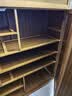 木马人鞋柜入户门口大容量靠墙一体鞋架换鞋凳宿舍玄关柜简易家用收纳柜 【加高加宽】升级款-四门7层（带翻格） 实拍图