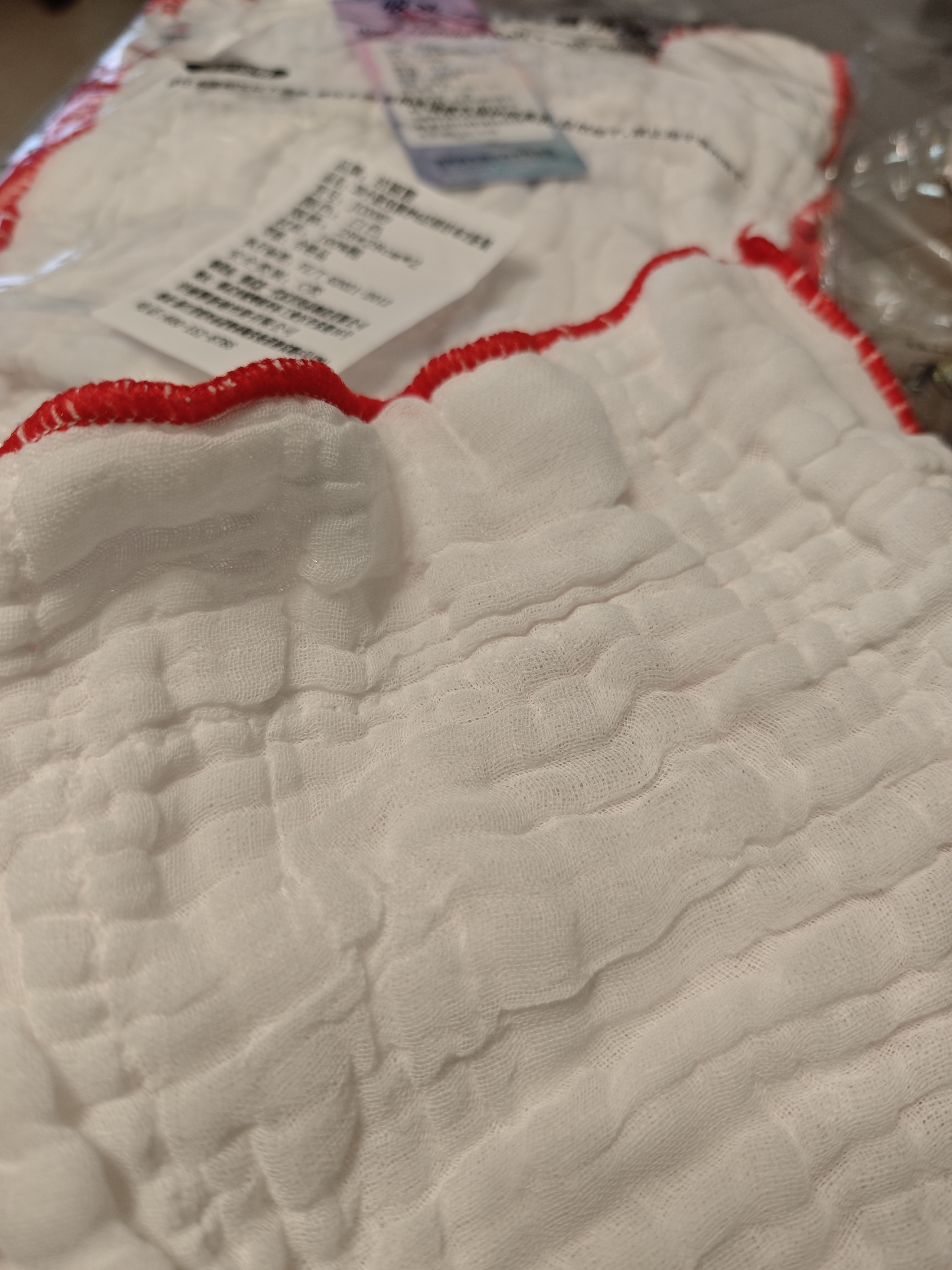 洁丽雅（Grace）棉纱清洁布28*28cm*4条3D小鼓包6层厨房抹布吸水去油污 实拍图