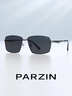 帕森（PARZIN）偏光太阳镜男士金属方框眼镜开车驾驶镜尼龙镜片潮墨镜礼物PZ8235 实拍图