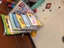 金隆兴桌面书架儿童绘本收纳架盒小型杂志架亚克力展示架置物架透明书立 实拍图