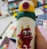 babycare儿童保温杯水壶吸管杯大宝宝学饮杯316不锈钢双饮上学600ml 实拍图