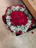 幽客玉品鲜花速递红玫瑰花束表白送女友老婆生日礼物全国同城配送 33朵红玫瑰花束—女王款 实拍图
