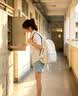 唐狮书包初中女生2026新款高中小学生大容量旅游轻便双肩包高颜值背包 实拍图