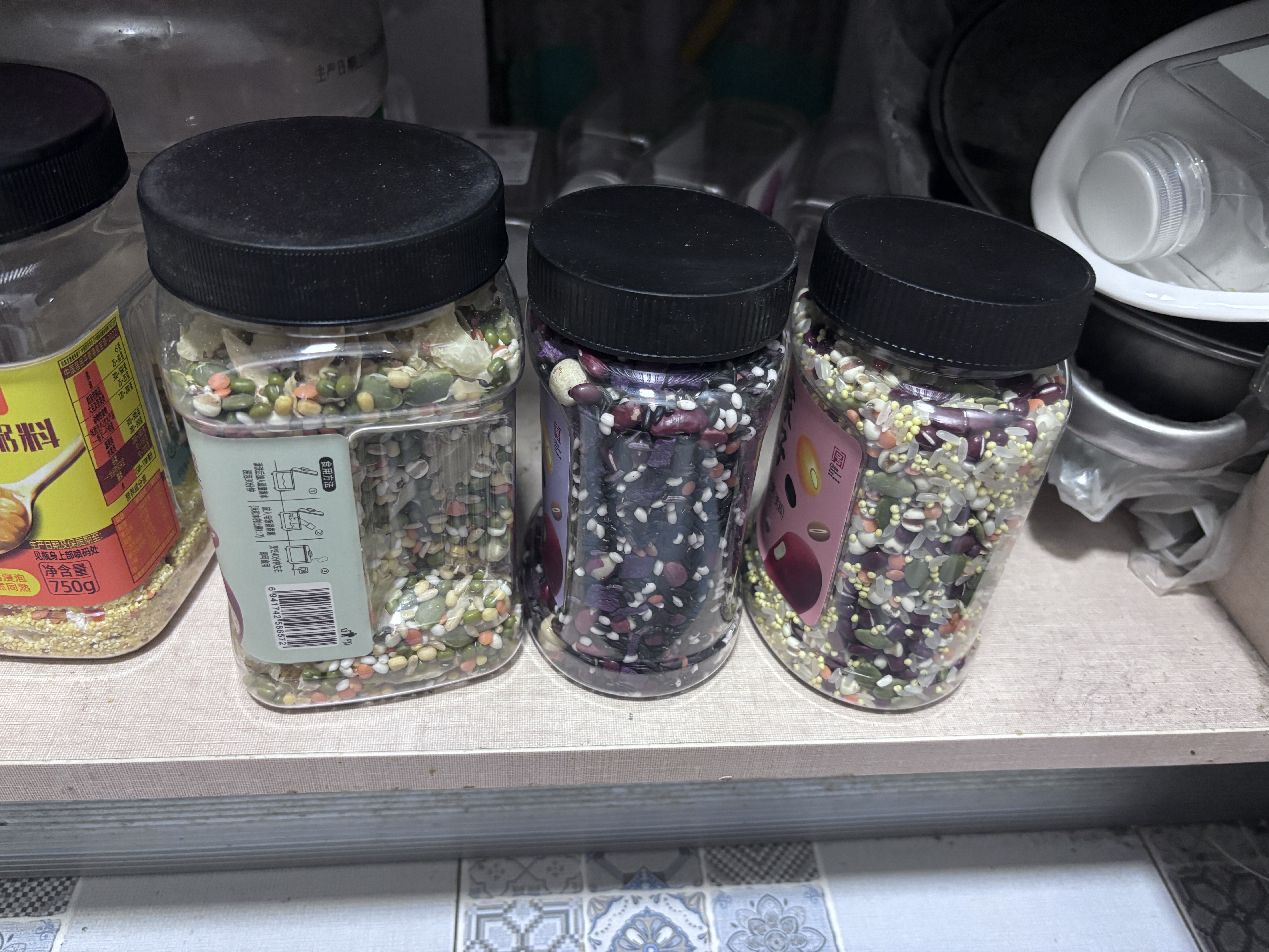 方家铺子中华老字号 红豆薏米粥1斤/罐装 五谷杂粮粥 粗粮 实拍图