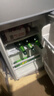 奥克斯小冰箱家用小型迷你冷藏冷冻两用出租房宿舍用节能省电寝室办公室电冰箱 【净化去味】156银色【高效保鲜 铜管速冷】42L 实拍图