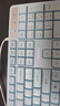 联想（Lenovo）有线键盘 轻音办公键盘 全尺寸 一键服务 USB接口 笔记本台式机一体机键盘 K15蓝色 实拍图