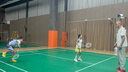 尤尼克斯（YONEX）羽毛球鞋减震防滑舒适亲子款青少年SHB220JRCR白粉35 实拍图