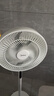 美的（Midea）【闪拆系列】一键闪电拆装直流变频家用语音电风扇一级能效静音落地扇大风力卧室立式电扇SDJ30BC 实拍图