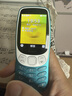 诺基亚（NOKIA）3210 4G 移动联通电信广电全网通 2.4英寸双卡双待 直板按键学生功能机备用手机 蓝色 实拍图